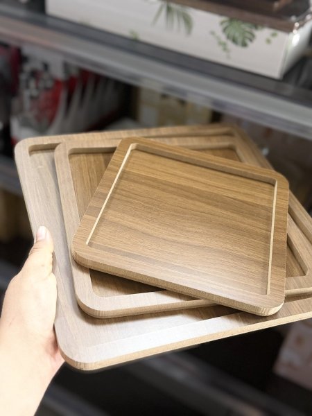 صينيه خشب 3 قطع